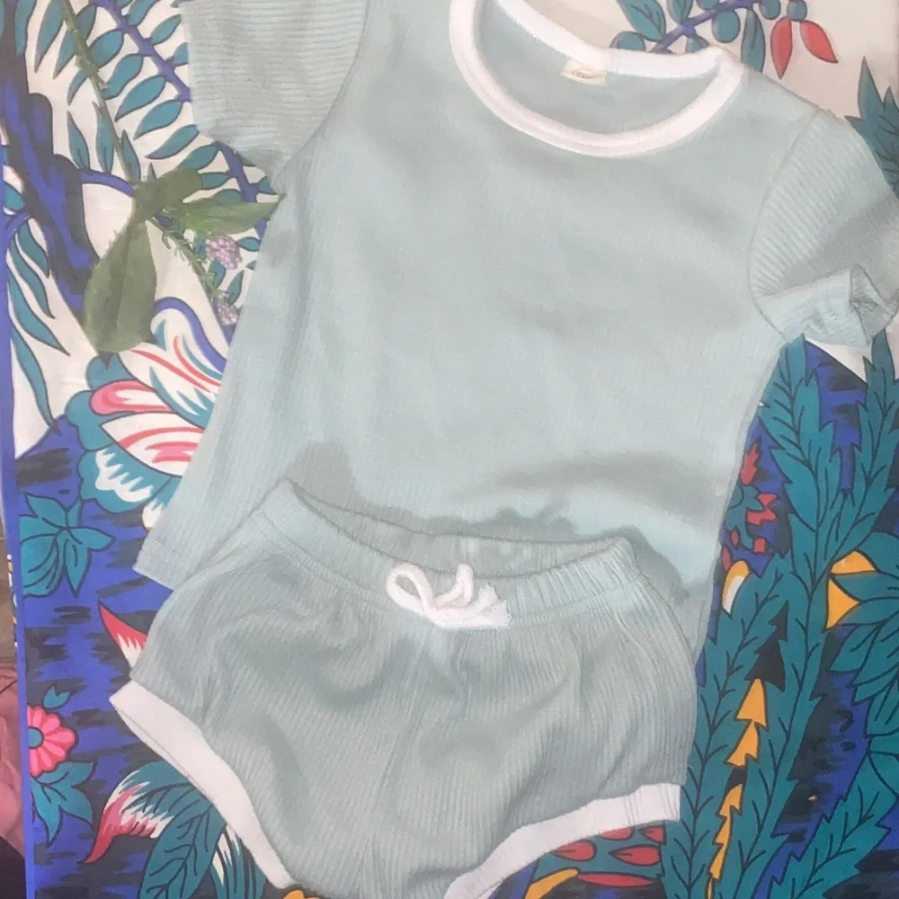 Mint Green Diaper Cover Set for Kids